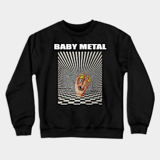 Illuminati Hand Of Baby Metal Crewneck Sweatshirt